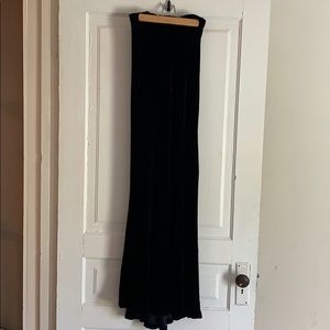 Ralph Lauren fit flare velvet skirt